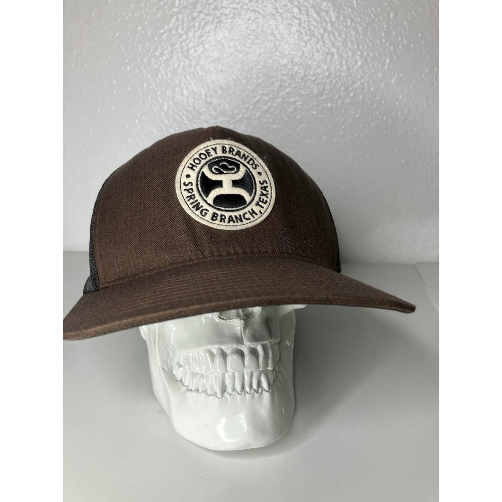 Hooey Brands- Spring Branch, Texas Adjustable‎ Brown And Black Men's Cap